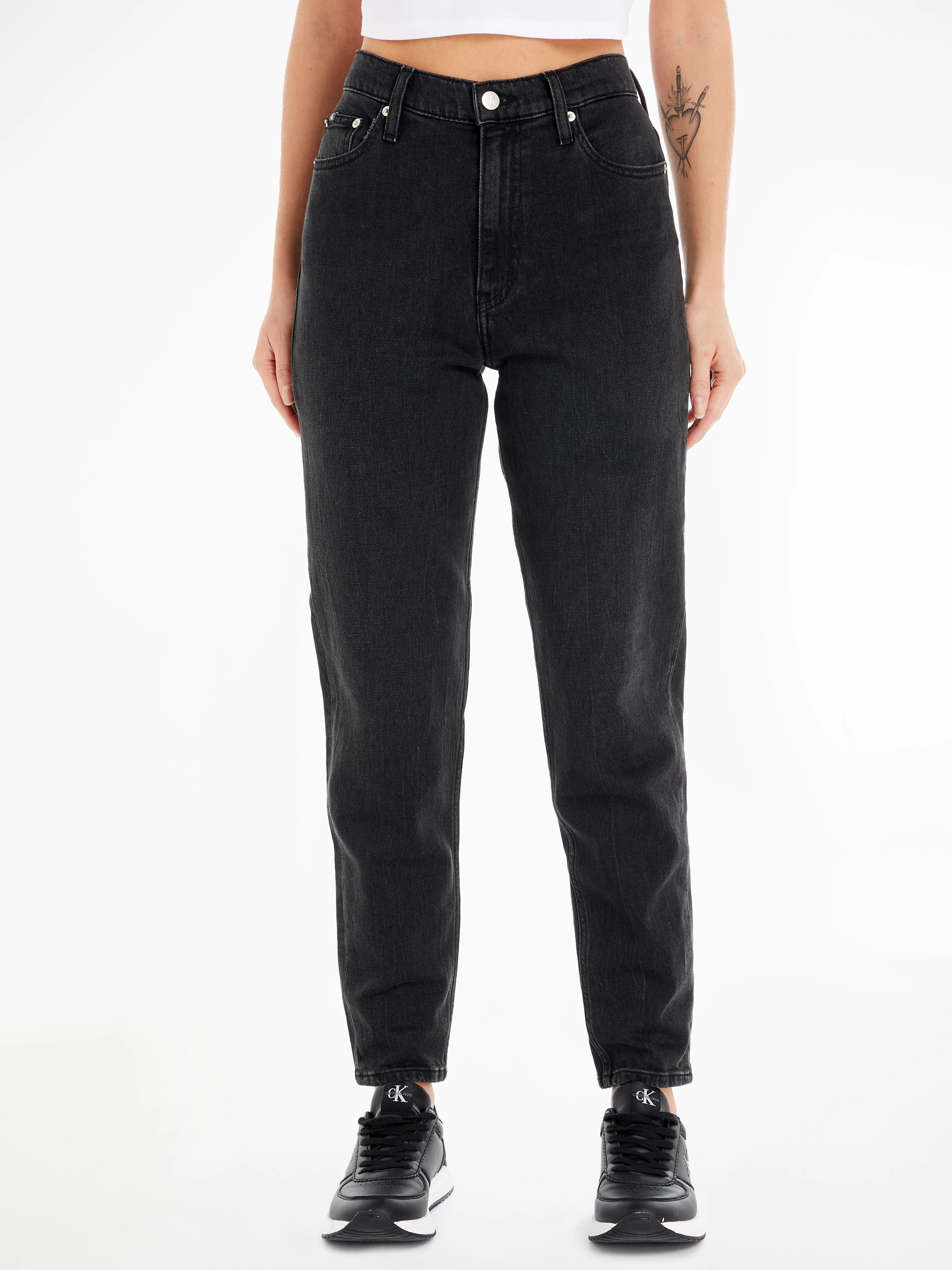 Calvin Klein Jeans Mom-Jeans "MOM JEAN", 5-Pocket-Form günstig online kaufen