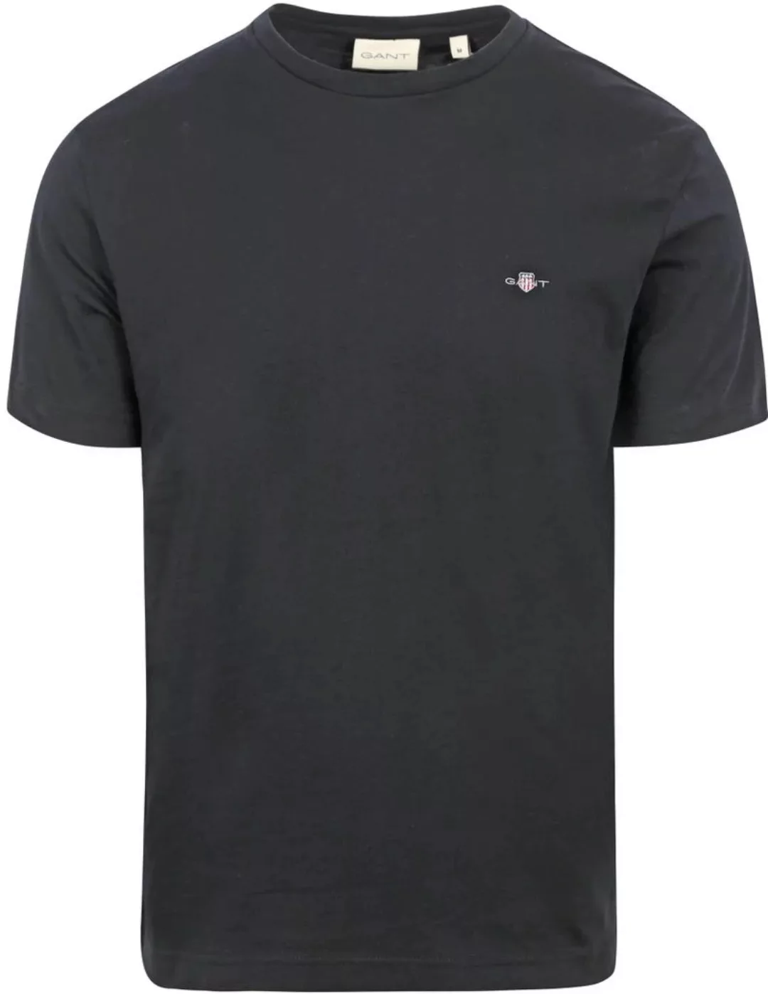 Gant T-shirt Shield Logo Schwarz - Größe 4XL günstig online kaufen