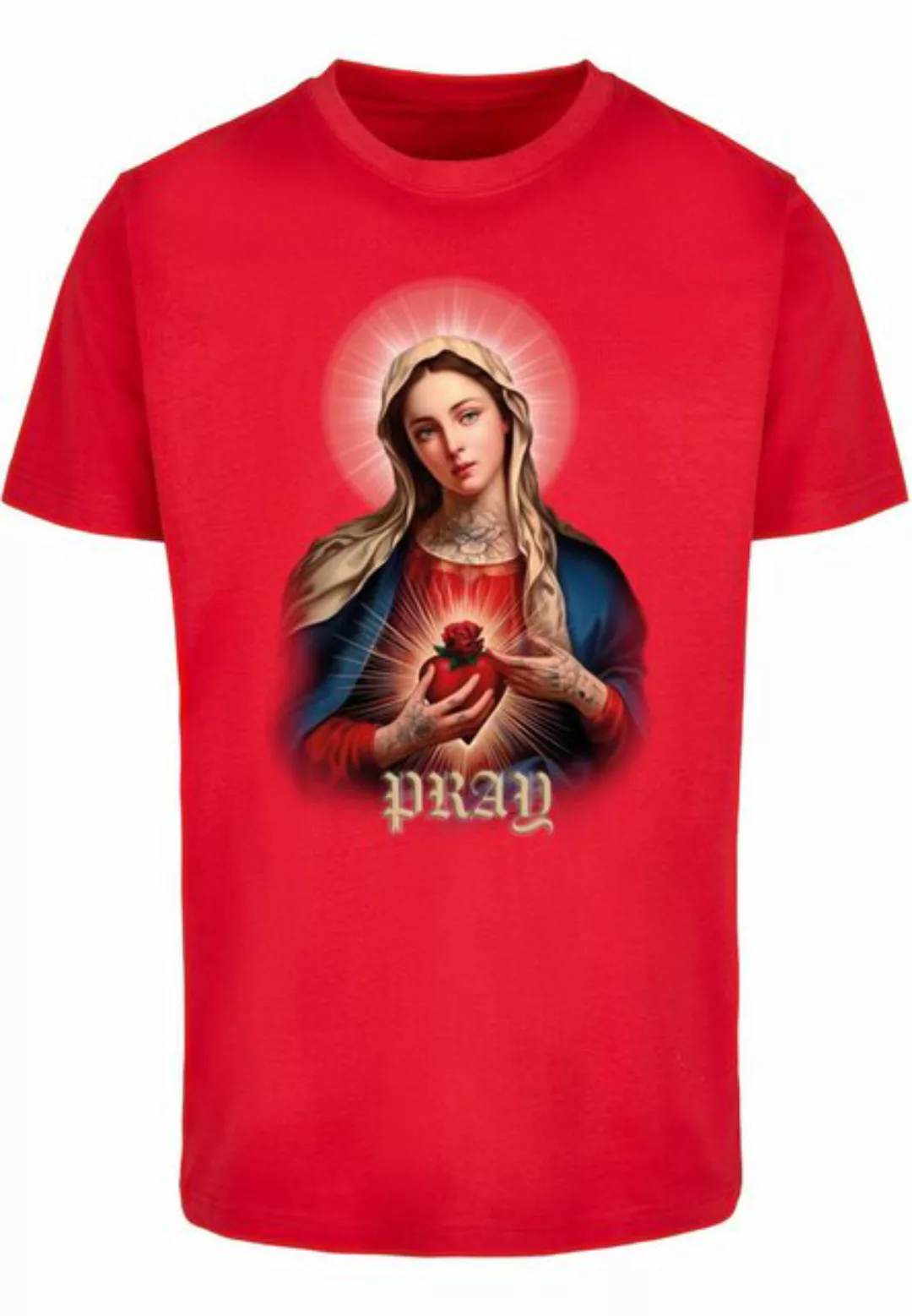 MisterTee T-Shirt MisterTee Herren Praying Mary Tee (1-tlg) günstig online kaufen