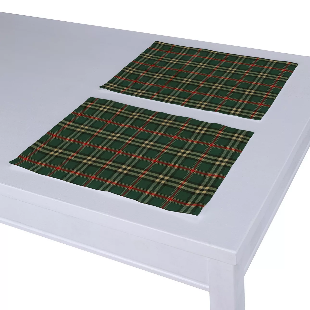Tischset 2 Stck., grün-rot, 30 x 40 cm, Quadro (142-69) günstig online kaufen
