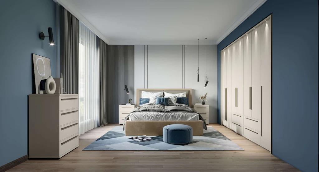 Places of Style Drehtürenschrank "Opera mit oder ohne Kranz inkl. LED-Bel., günstig online kaufen