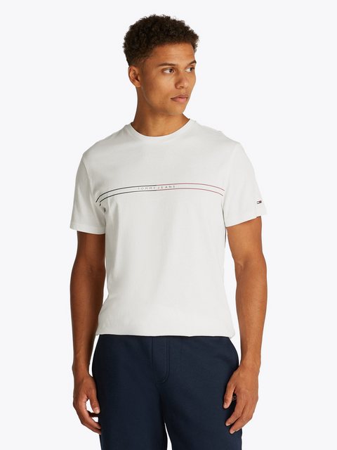 Tommy Jeans Kurzarmshirt TJM SLIM ENTRY GRAPHIC TEE EXT Mit Rundhalsausschn günstig online kaufen