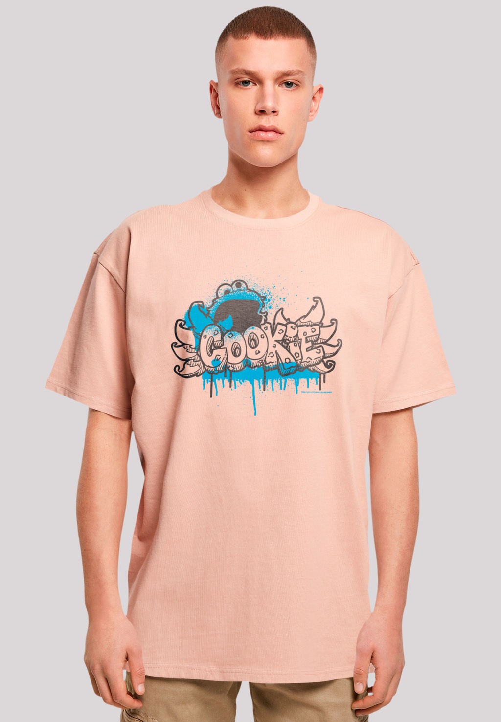 F4NT4STIC T-Shirt "Sesamstraße Cookie Fingers Graffiti", Premium Qualität, günstig online kaufen