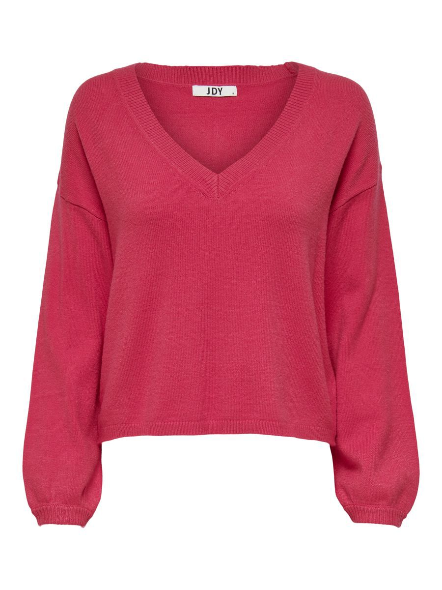 ONLY Volumenärmel Strickpullover Damen Pink günstig online kaufen