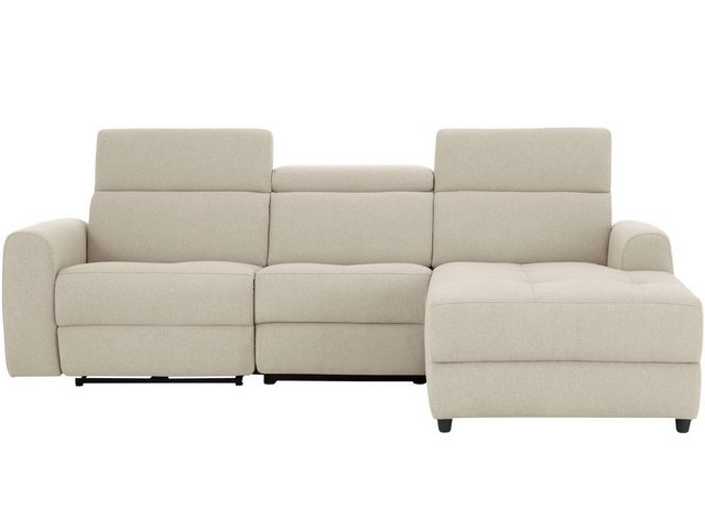 Home affaire Ecksofa Sentrano, L-Form, 275 cm, man. o. elektr. Relaxfunktio günstig online kaufen