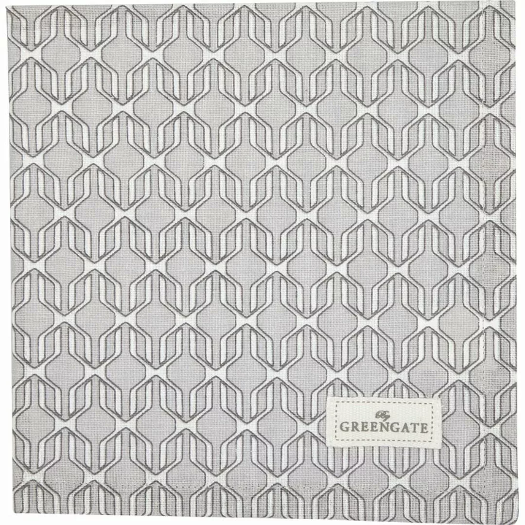 Greengate Antonia & Rani Rani Stoffserviette pale grey 40 x 40 cm günstig online kaufen