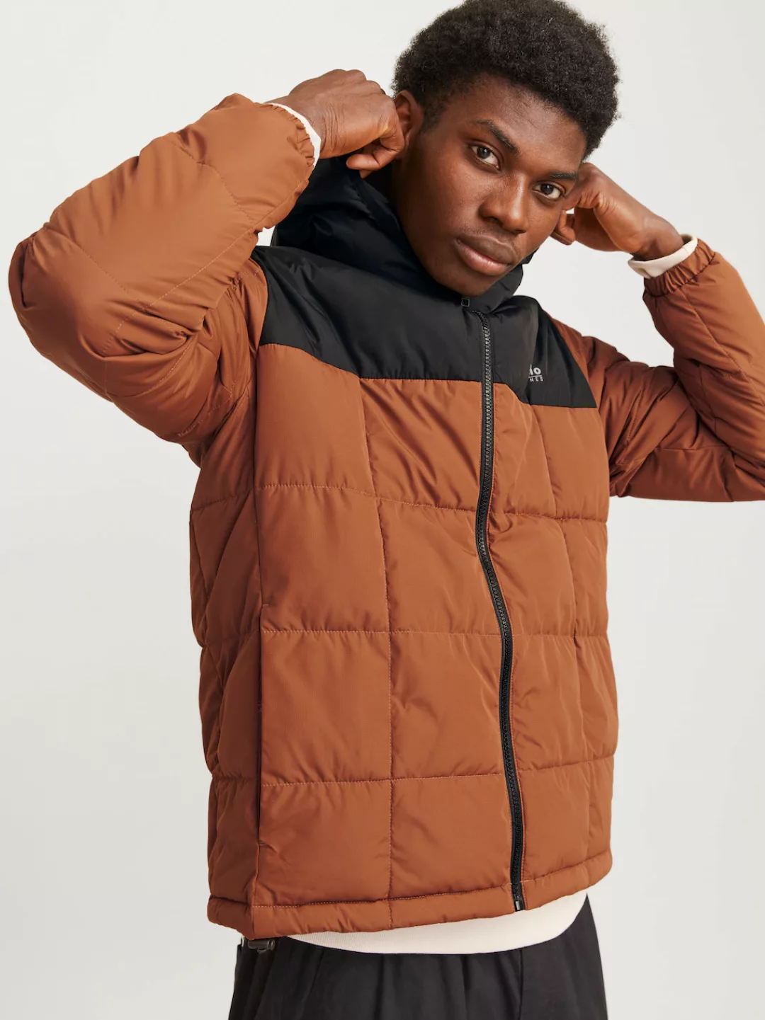 Jack & Jones Steppjacke "JJBEN SQUARE HOOD JACKET", mit Kapuze günstig online kaufen