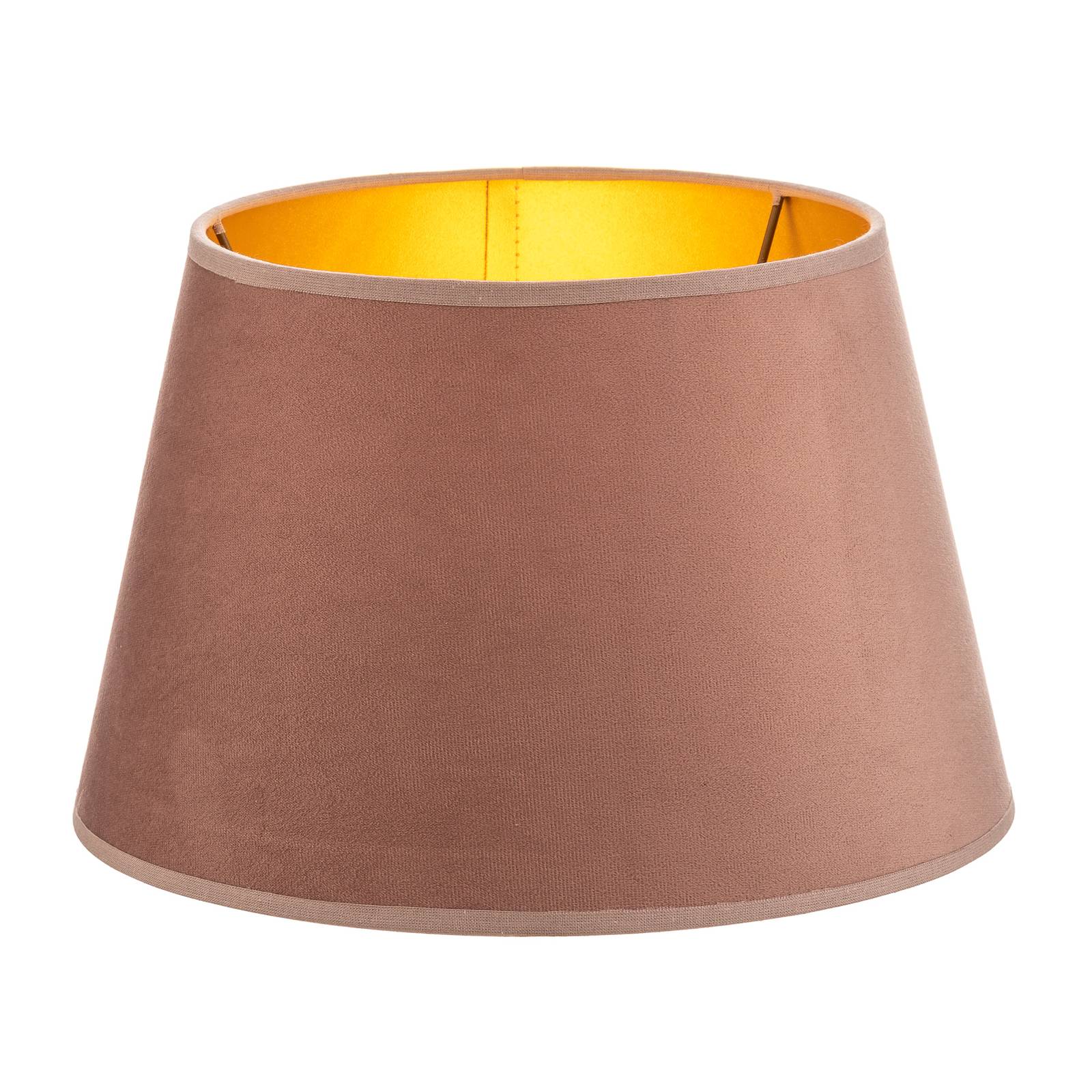 Lampenschirm Cone Höhe 18 cm, rosa/gold günstig online kaufen