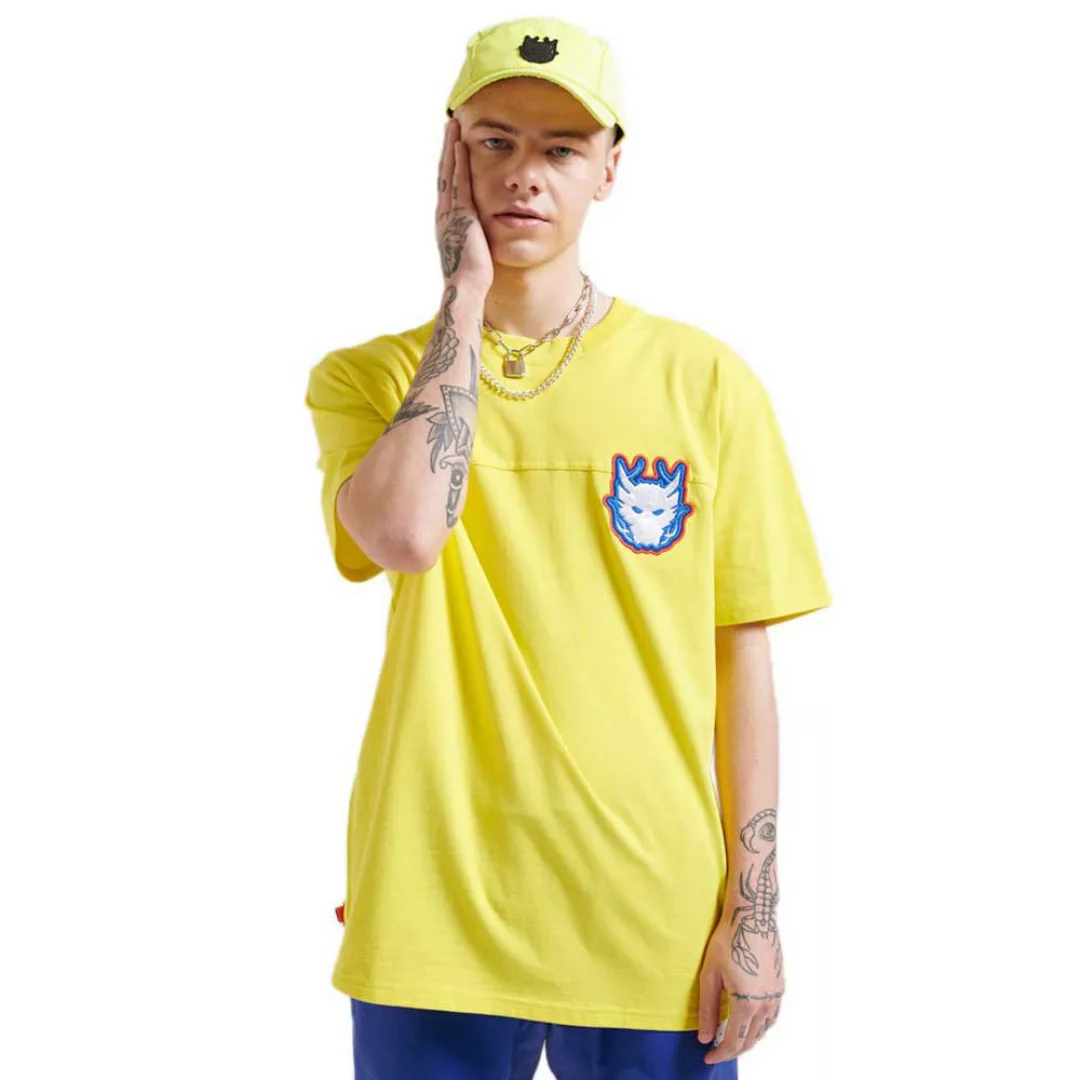 Superdry Energy Varsity Applique Kurzarm T-shirt M-L Lemon Tonic günstig online kaufen