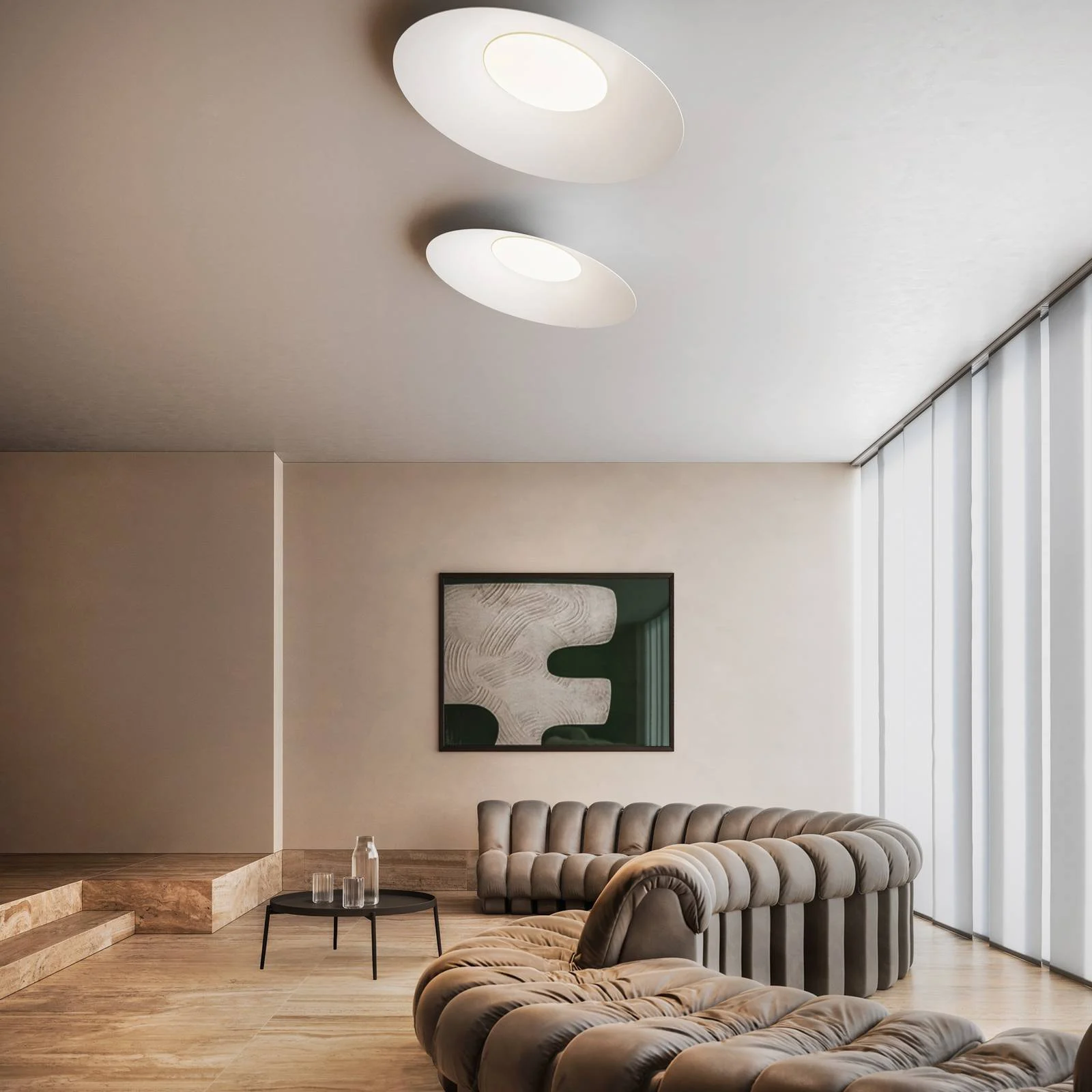 LED-Designer-Deckenlampe Kate Ø 90 cm weiß 2700 K günstig online kaufen