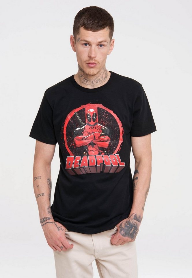 LOGOSHIRT T-Shirt Marvel Comics – Deadpool mit lizenziertem Print günstig online kaufen