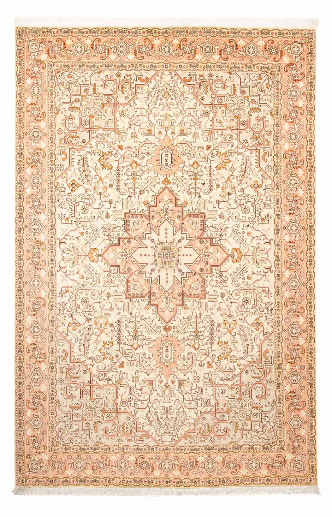 morgenland Orientteppich »Perser - Täbriz - Royal - 289 x 200 cm - beige«, günstig online kaufen