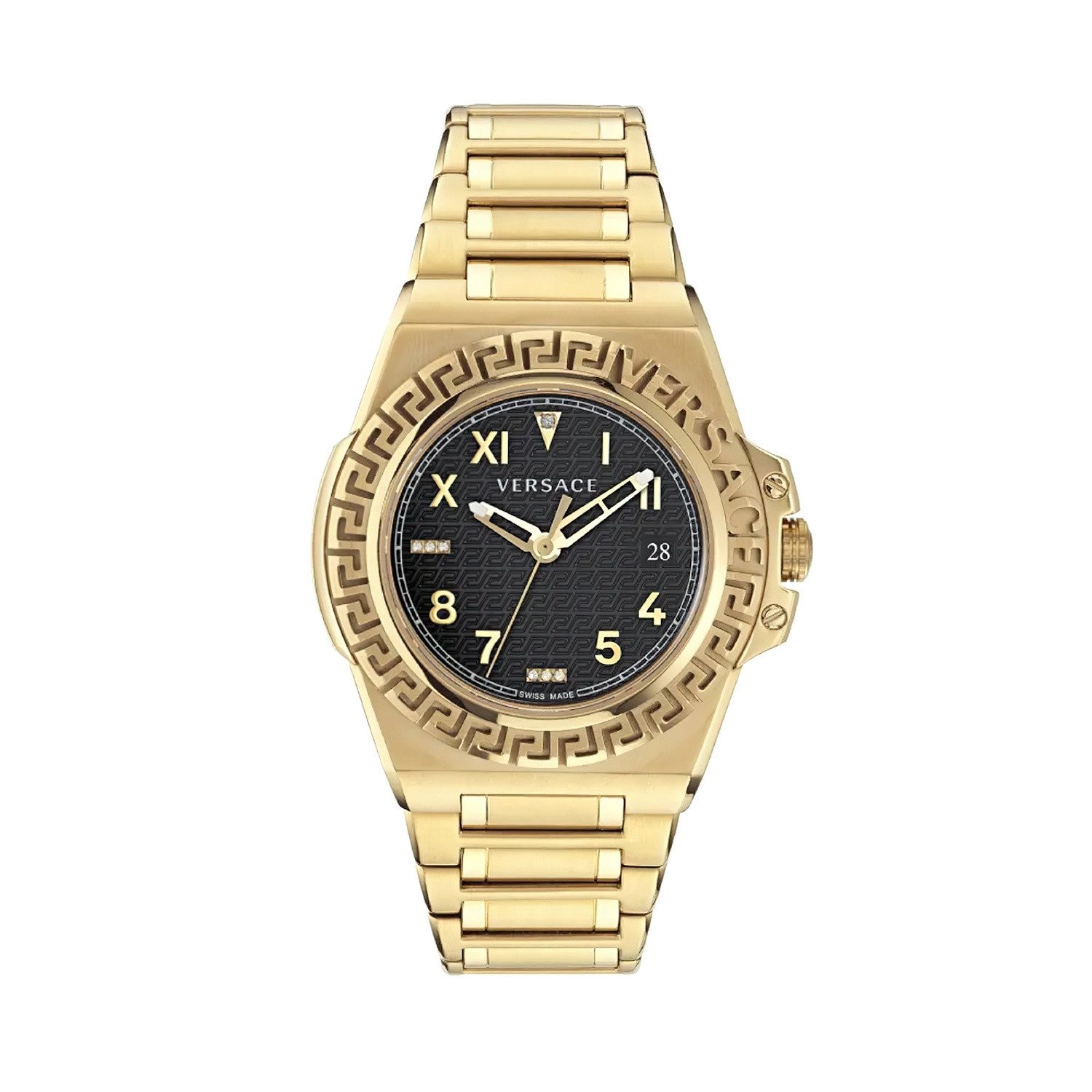 Versace Schweizer Uhr Greca Reaction Diamonds, günstig online kaufen