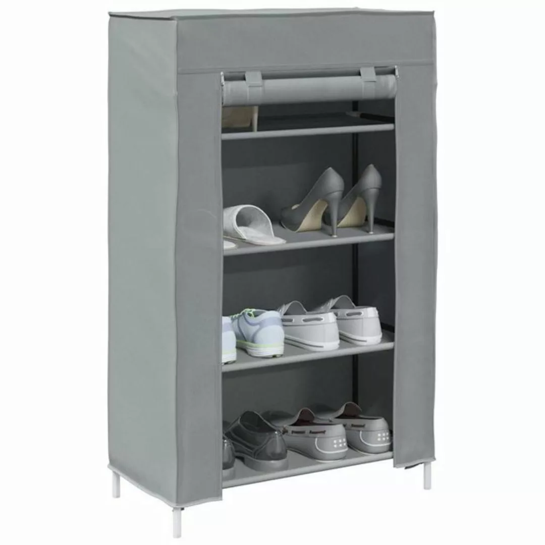 vidaXL Schuhschrank Schuhschrank Grau 60,5x30x97 cm Vliesstoff günstig online kaufen