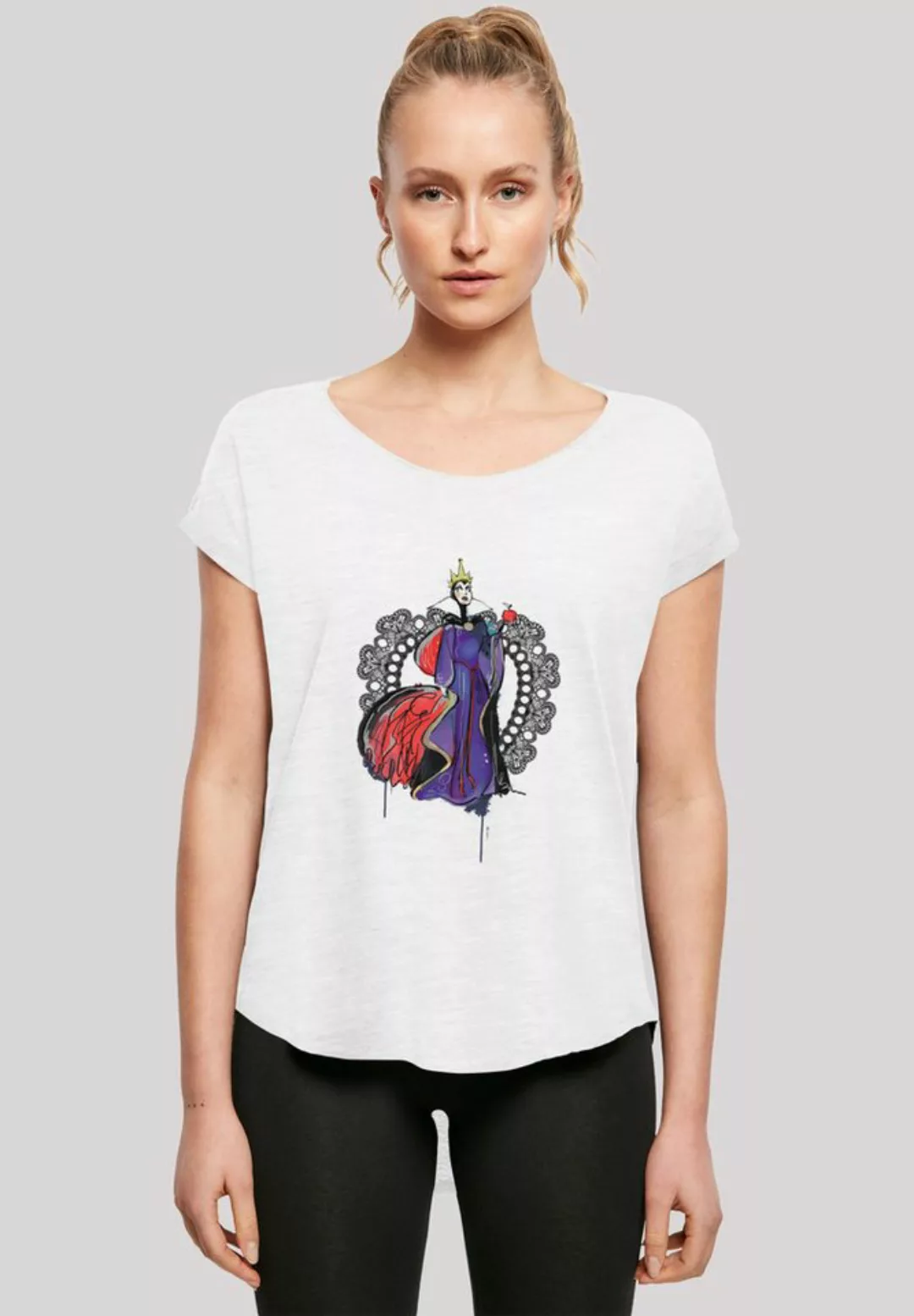 F4NT4STIC T-Shirt "Long Cut T-Shirt Disney Villains Maleficent Sketch", Dam günstig online kaufen