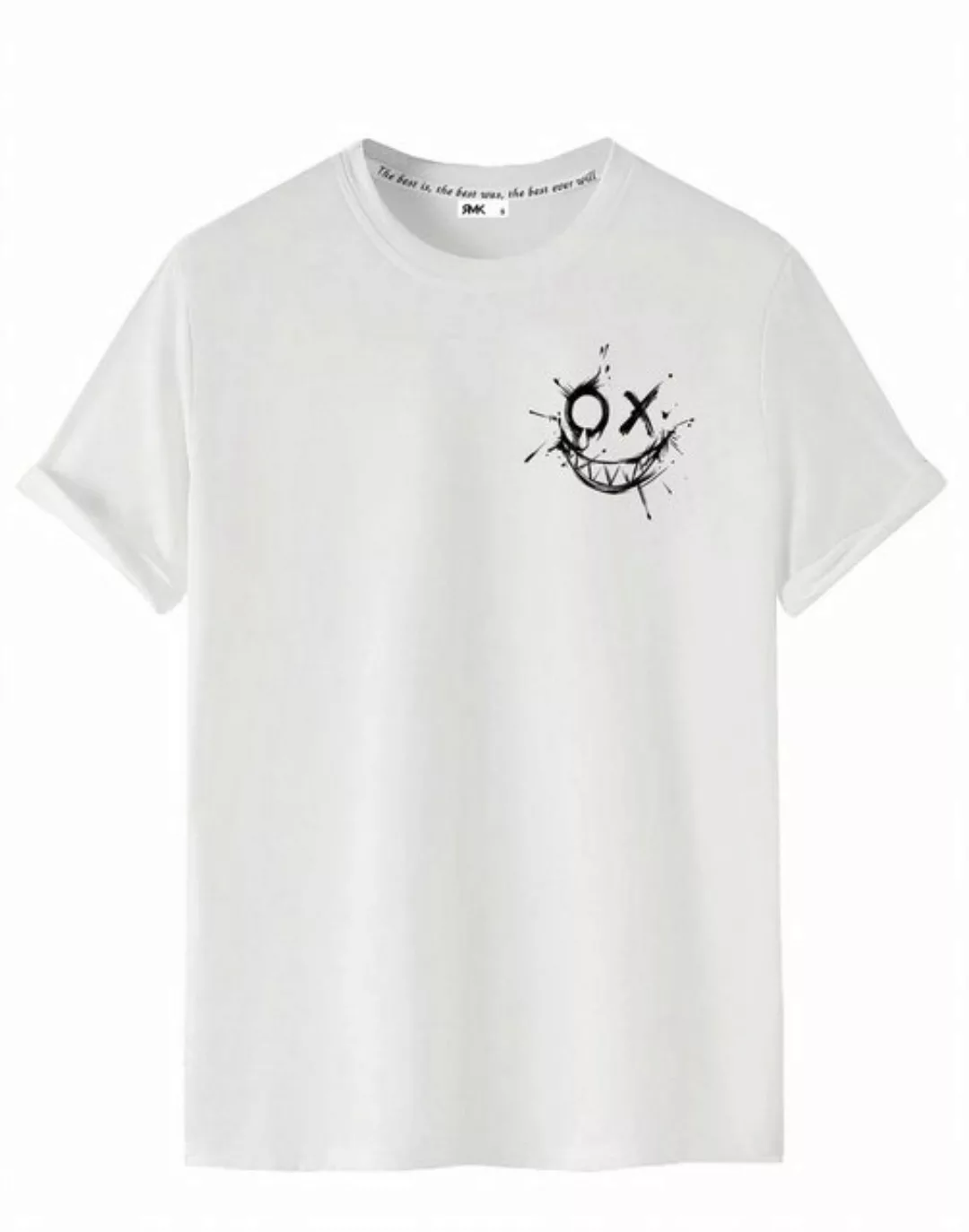 RMK T-Shirt RMK T-Shirt Herren Shirt Rundhals Vintage Smile Smiley aus 100% günstig online kaufen