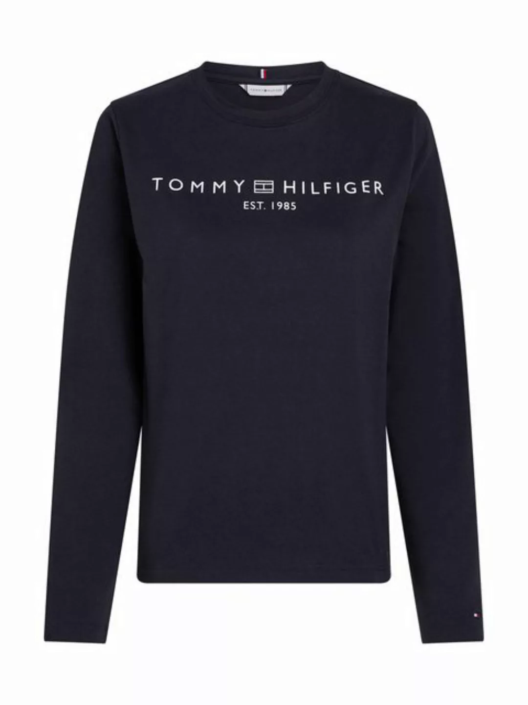 Tommy Hilfiger Langarmshirt REG CORP LOGO C-NK LS mit Logoschriftzug günstig online kaufen