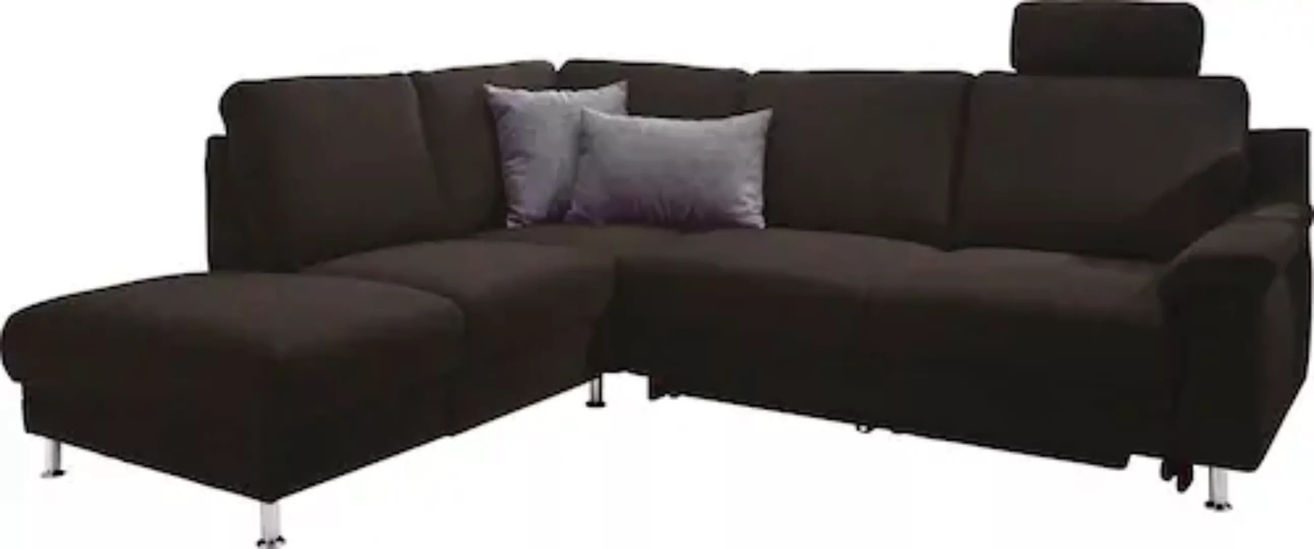 3C Carina Ecksofa "Korfu L-Form", incl.- 1 Kopfstütze, wahlweise mit Schlaf günstig online kaufen