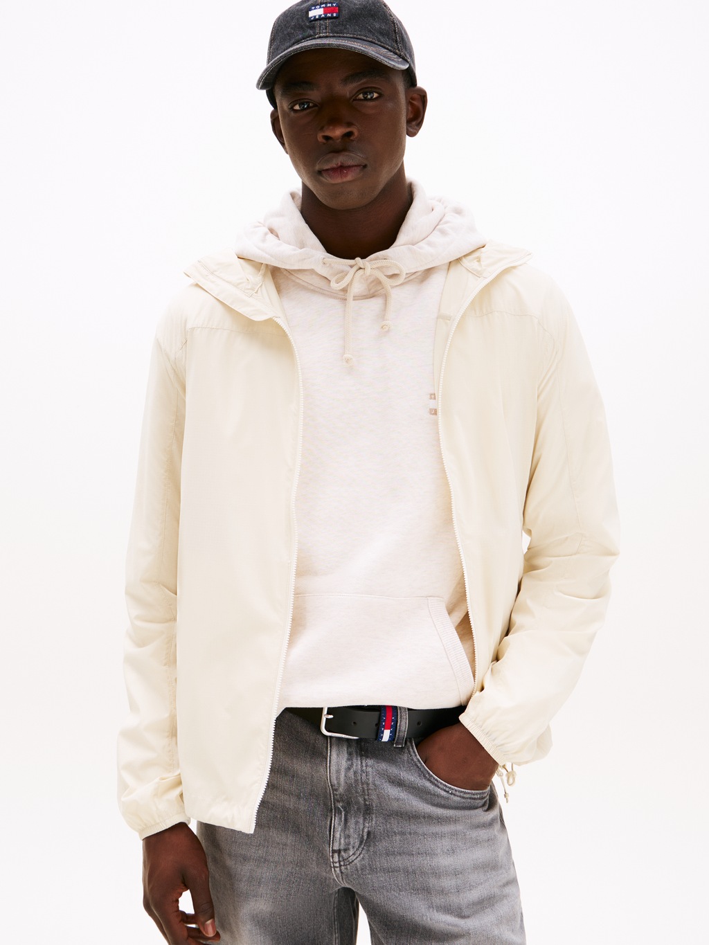 Tommy Jeans Outdoorjacke "TJM OUTDOOR SHELL JACKET EXT", mit Kapuze, Mit Ru günstig online kaufen