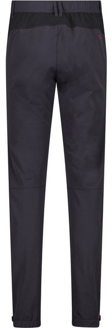 CMP Bundfaltenhose WOMAN PANT HYBRID ANTRACITE-FUCSIA günstig online kaufen