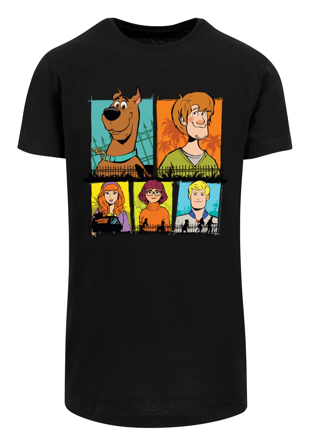 F4NT4STIC T-Shirt "Long Cut T-Shirt Scooby Doo Group Frames", Herren,Premiu günstig online kaufen