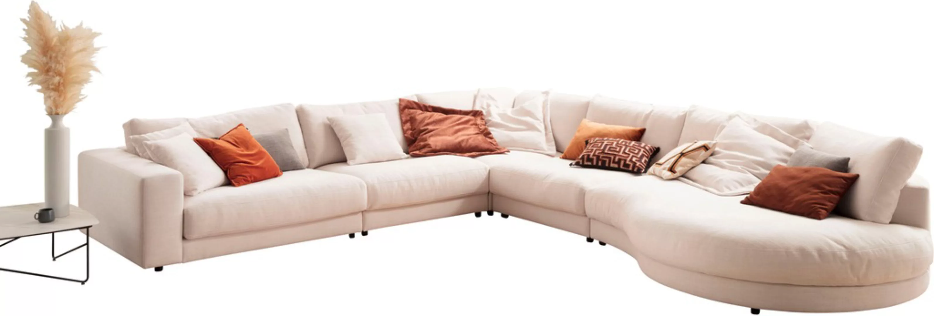 3C Candy Ecksofa "Enisa II, bequem und komfortabel, Mega Familiensofa, L-Fo günstig online kaufen