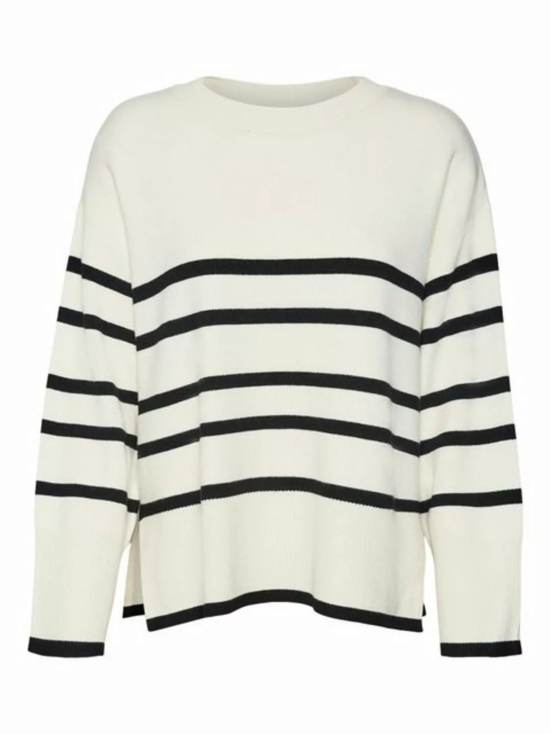 Vero Moda Rundhalspullover "VMSABA LS O-NECK STRIPE PULLOVER GA NOOS", mit günstig online kaufen