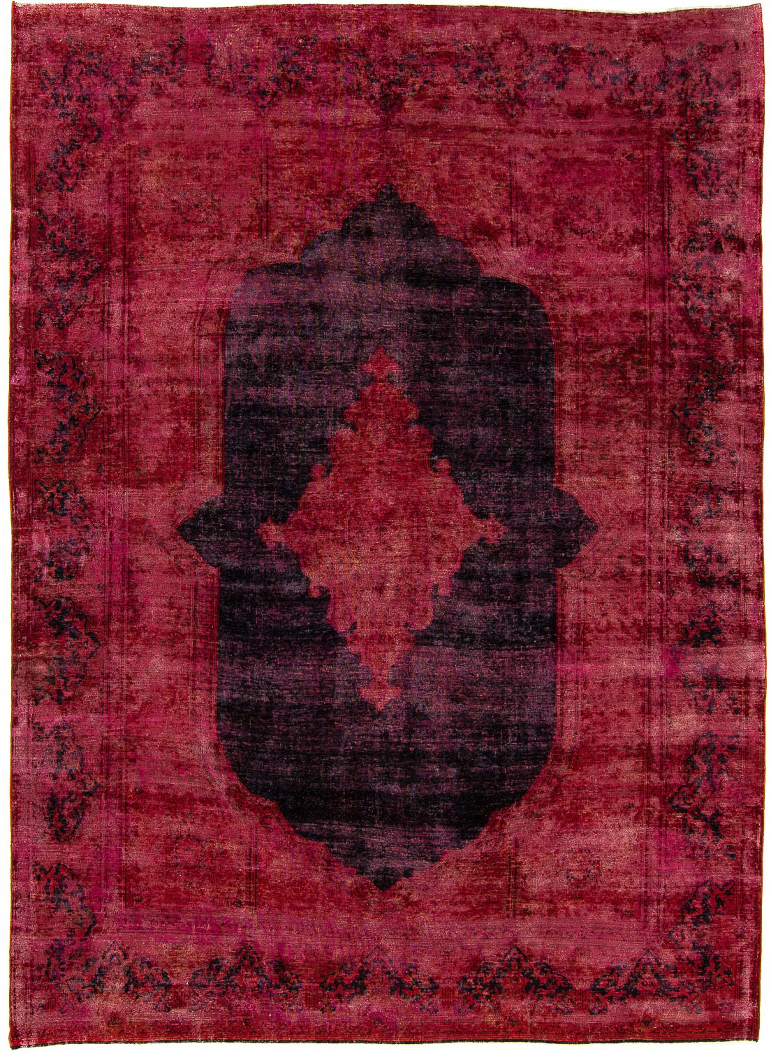 morgenland Teppich »Vintage - 349 x 258 cm - dunkelrot«, rechteckig, Wohnzi günstig online kaufen