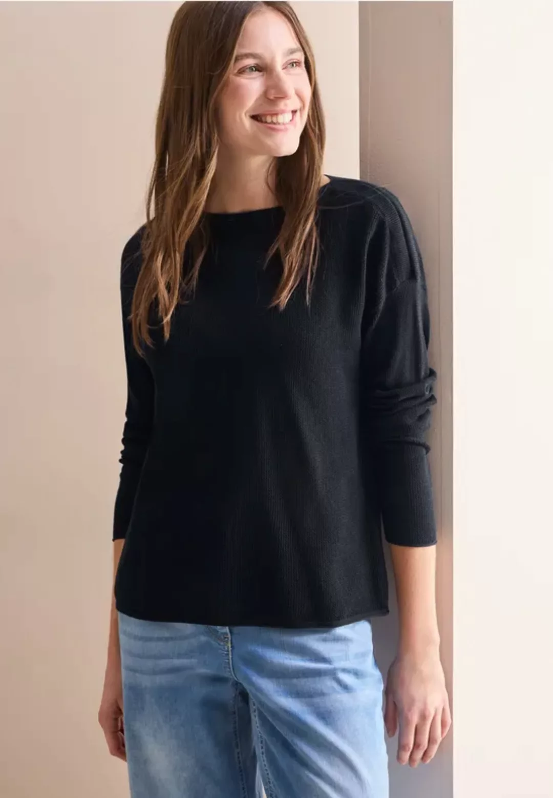 Cecil Strickpullover, im soften Baumwoll-Mix günstig online kaufen