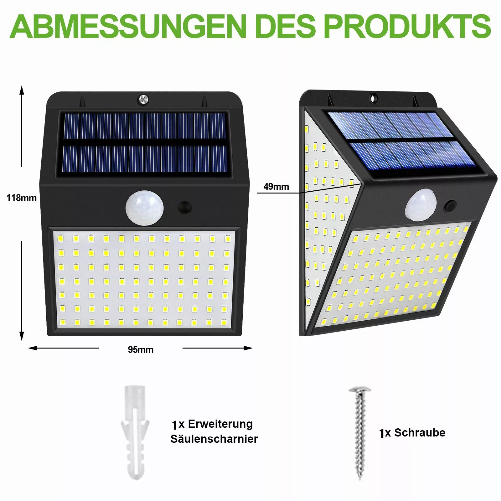 Sunicol LED Solarleuchte 170 LED 300° günstig online kaufen