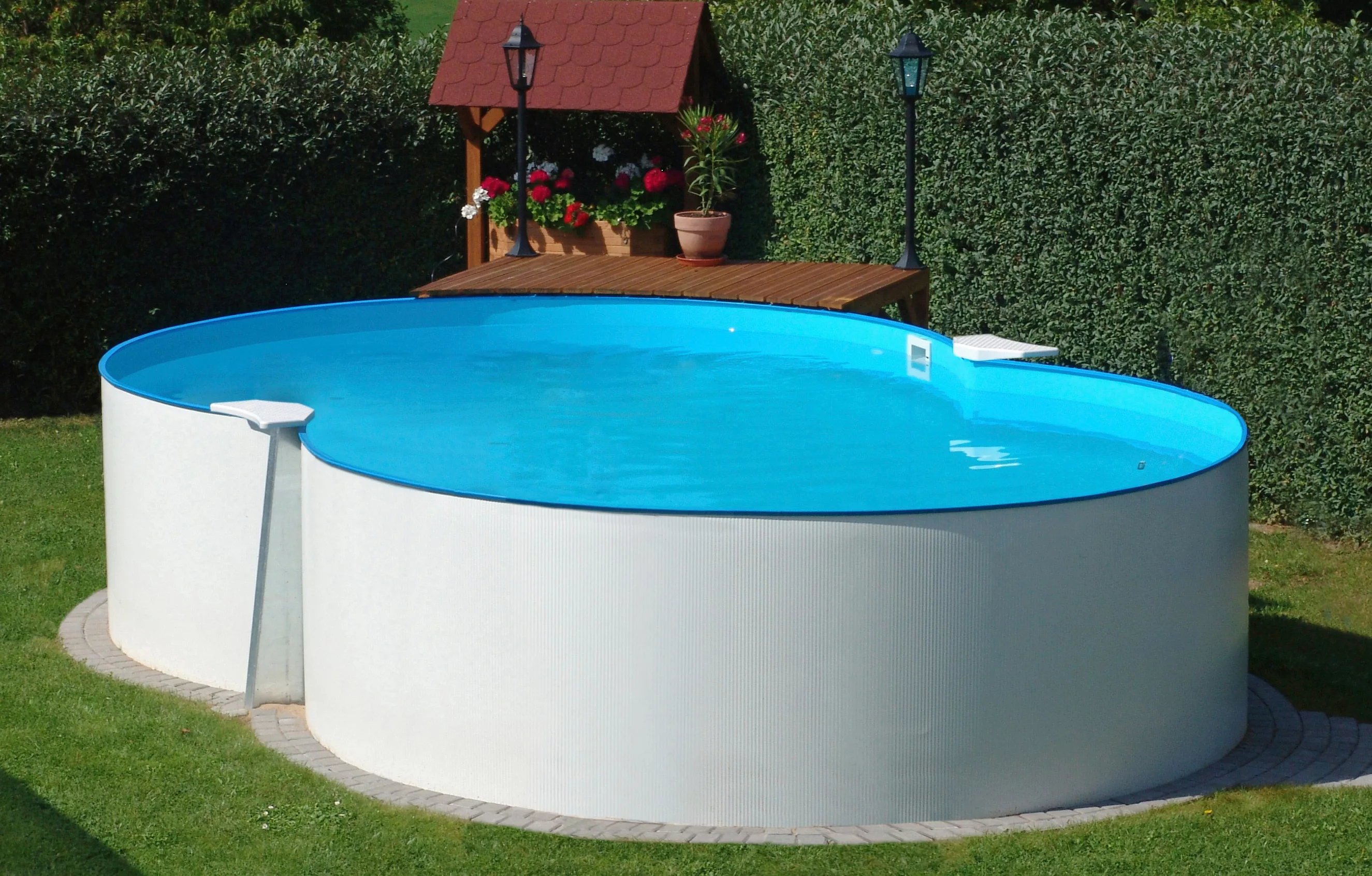 Clear Pool Achtformpool, (Set, 8 tlg.), 470x300x120 cm inkl. Solarset günstig online kaufen