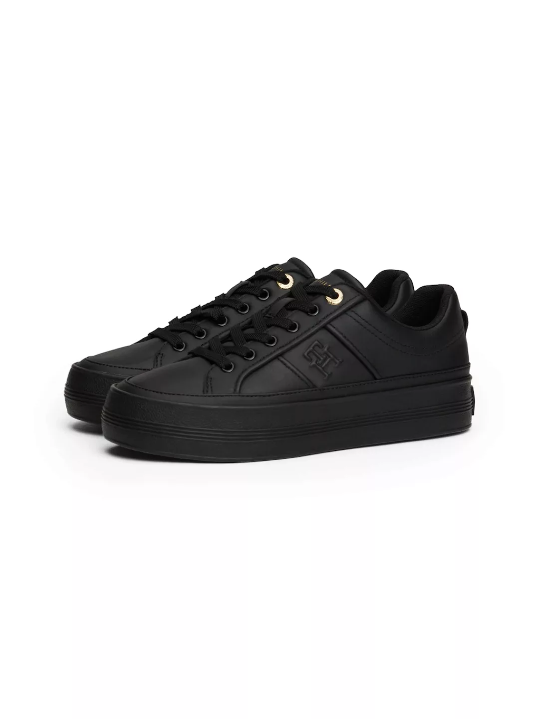 Tommy Hilfiger Plateausneaker "ESSENTIAL VULC SNEAKER MONOGRAM", Freizeitsc günstig online kaufen