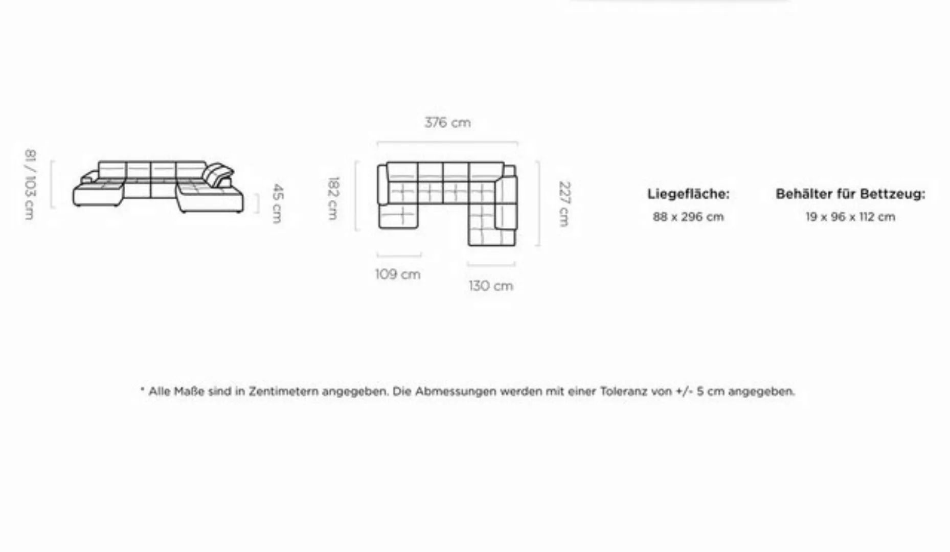 WOHNKLUSIV Wohnlandschaft Wohnlandschaft Ferrara - elektrische Sitztiefenve günstig online kaufen