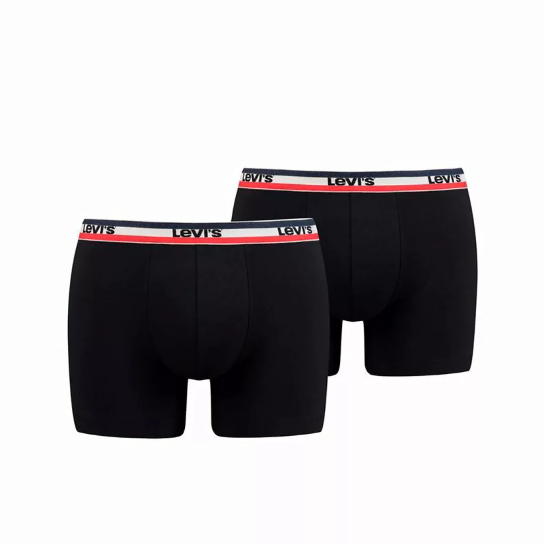 Levi´s ® Sportswear Logo Boxer 2 Einheiten 2XL Red / Black günstig online kaufen