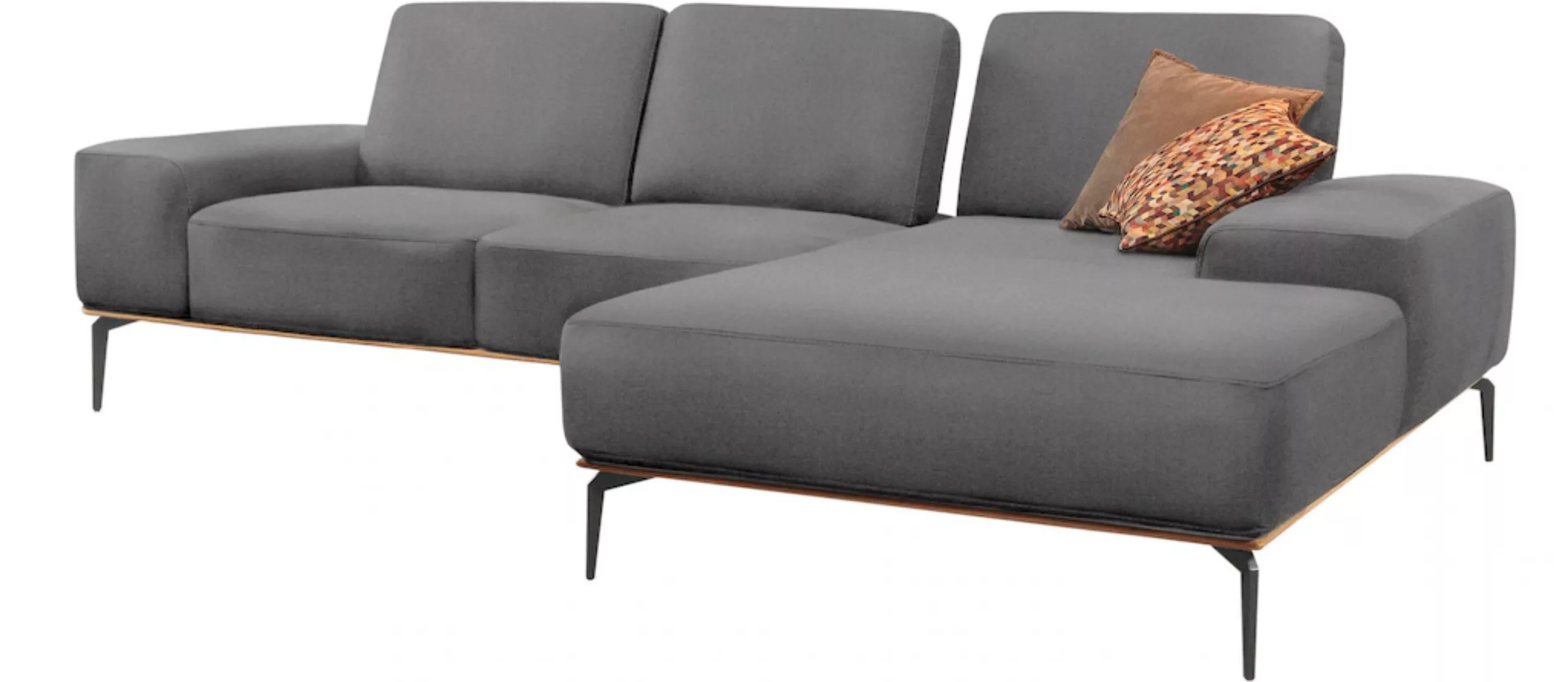 W.SCHILLIG Ecksofa "run, Designsofa mit tollem Sitzkomfort, bequem, L-Form" günstig online kaufen