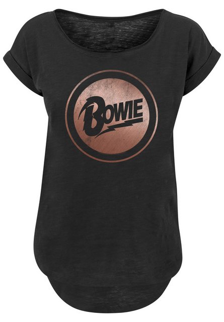 F4NT4STIC T-Shirt "David Bowie Rose Gold Circle", Print günstig online kaufen