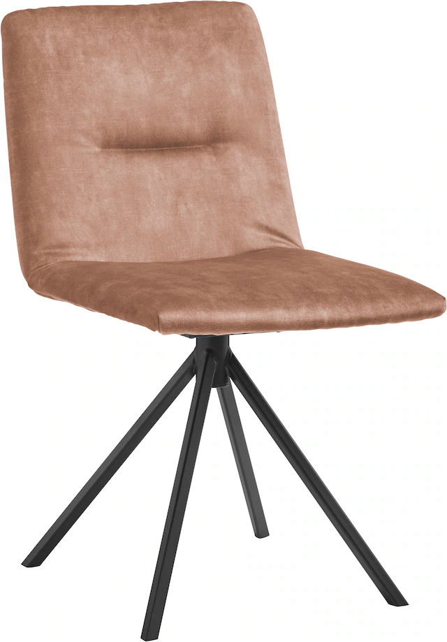 Musterring Polsterstuhl "JustB SP500", 1 St., Veloursstoff, ohne Armlehne, günstig online kaufen