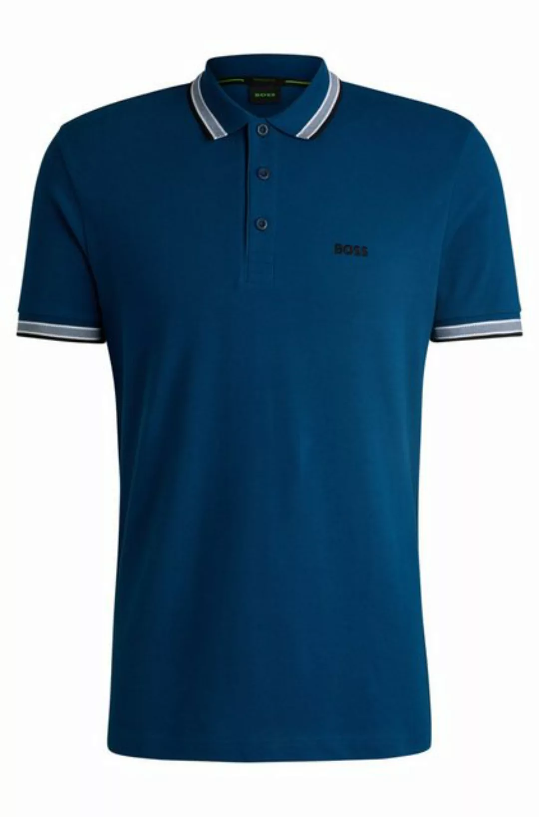 BOSS GREEN Poloshirt Paddy mit kontrastfarbenen Streifen am Kragen günstig online kaufen