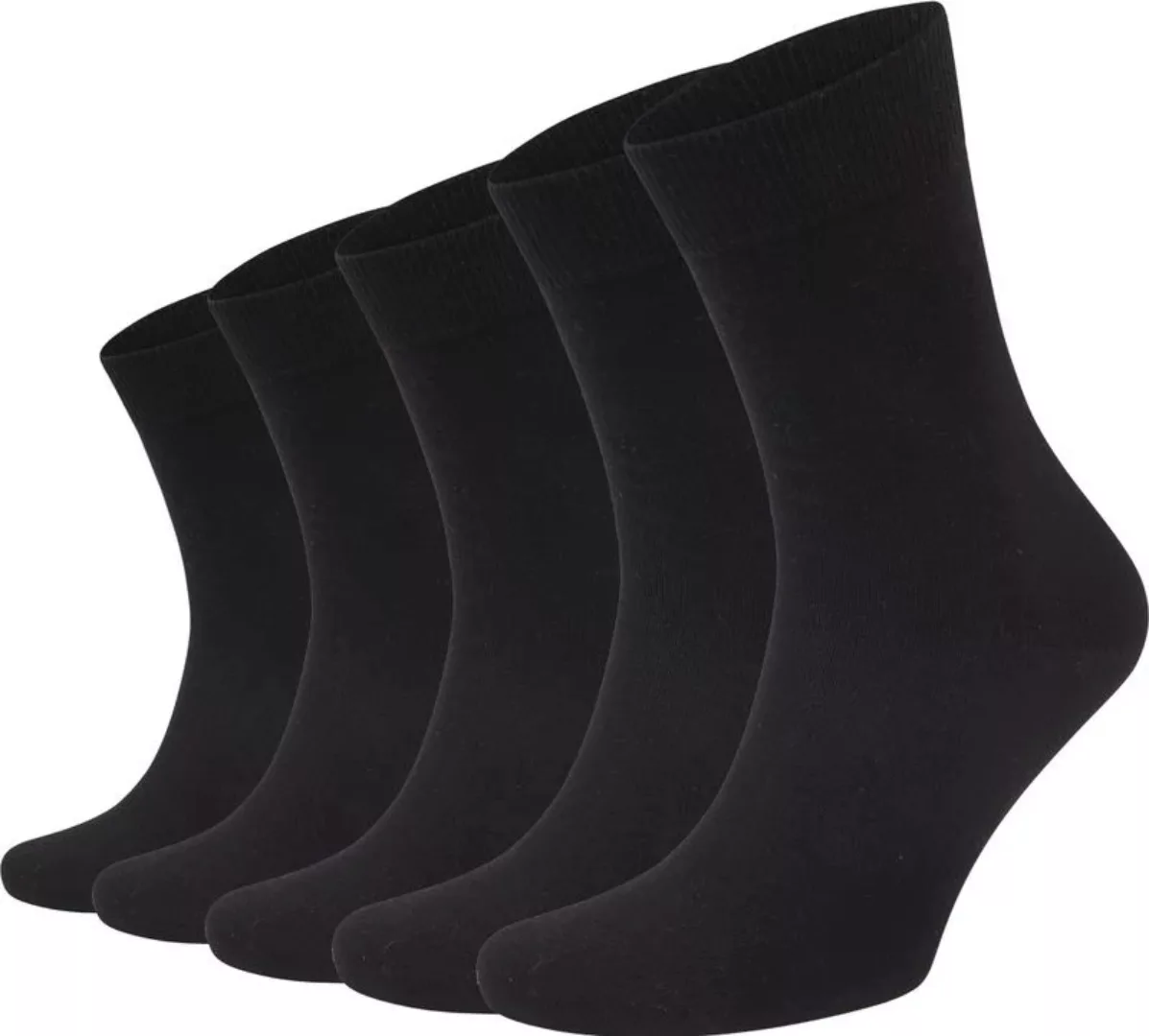 Bjorn Borg 5-Pack Socken Schwarz - Größe 41-45 günstig online kaufen