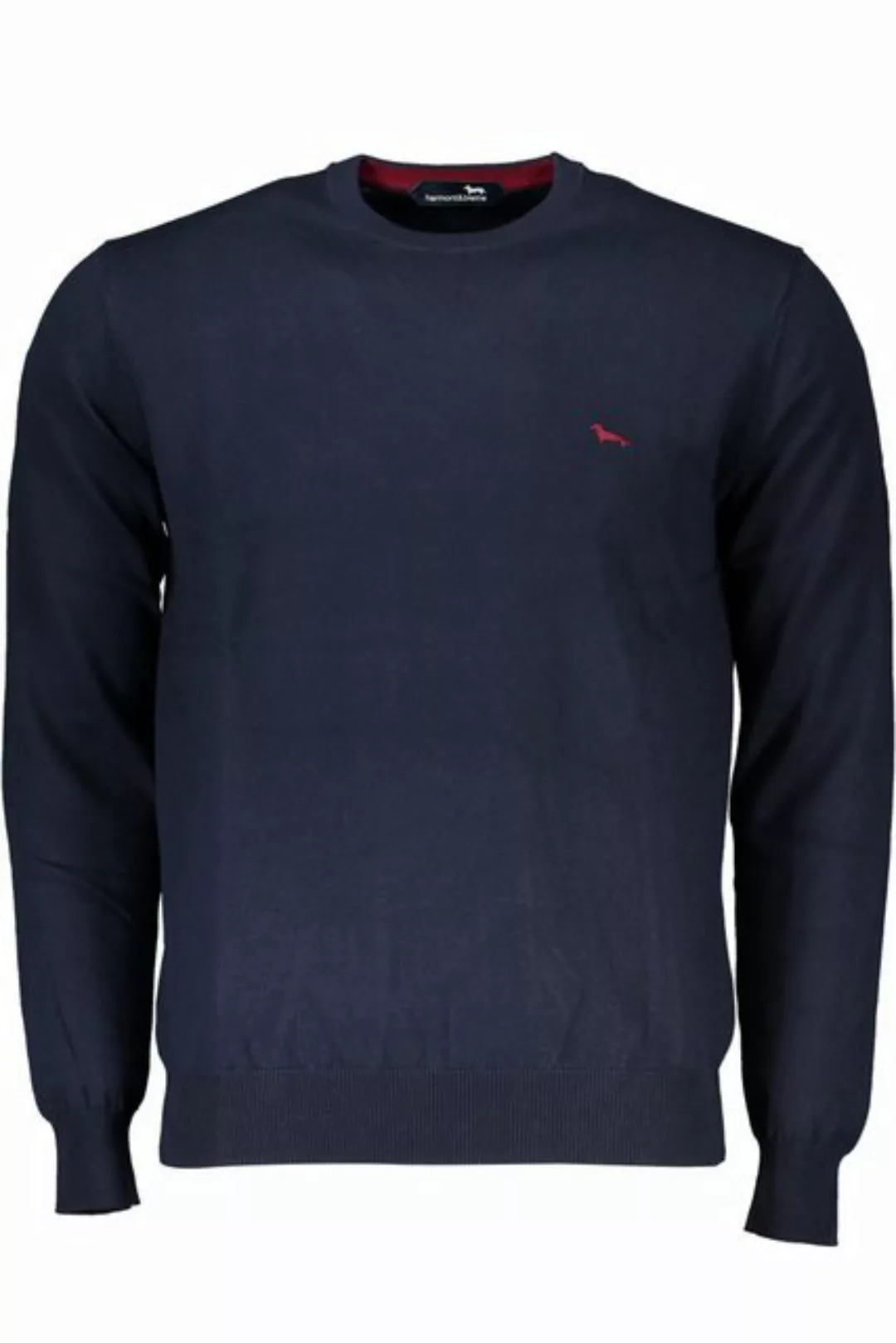 Harmont & Blaine Strickpullover Eleganter Herrenpullover: Blau, Langarm, Ru günstig online kaufen