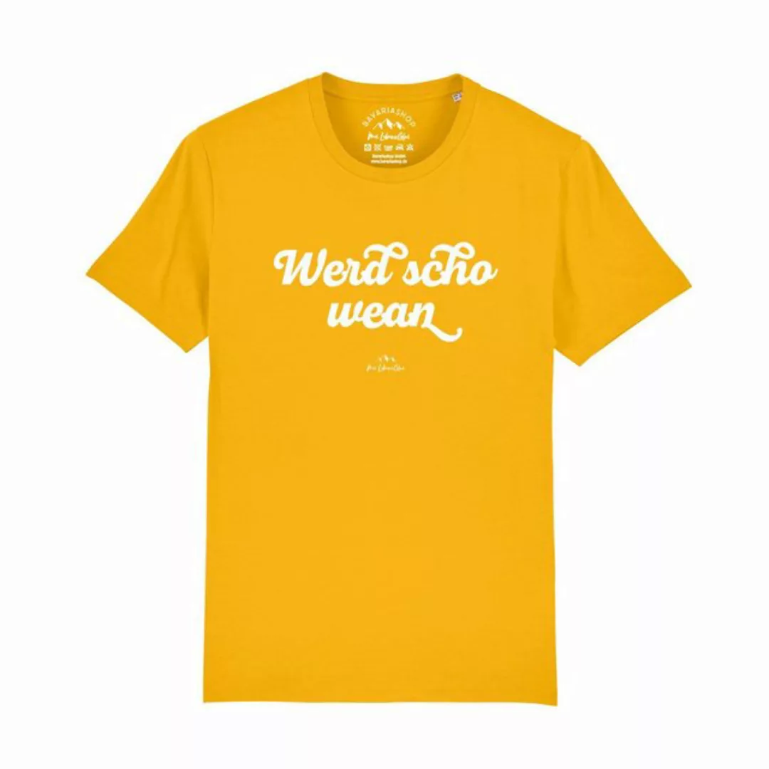 Bavariashop T-Shirt Herren T-Shirt "Wead scho wean günstig online kaufen