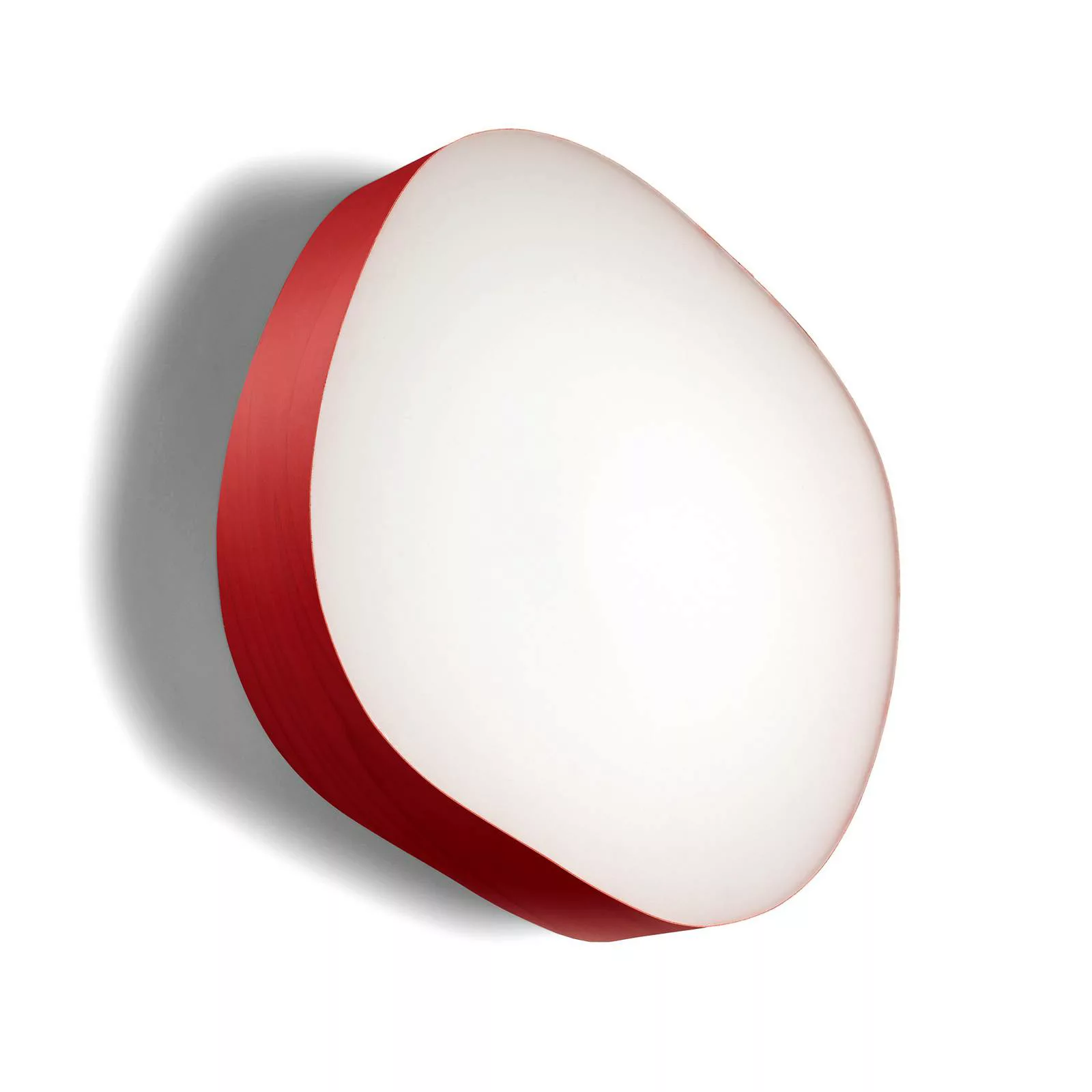 LZF Guijarro Large LED-Wandleuchte, rot günstig online kaufen