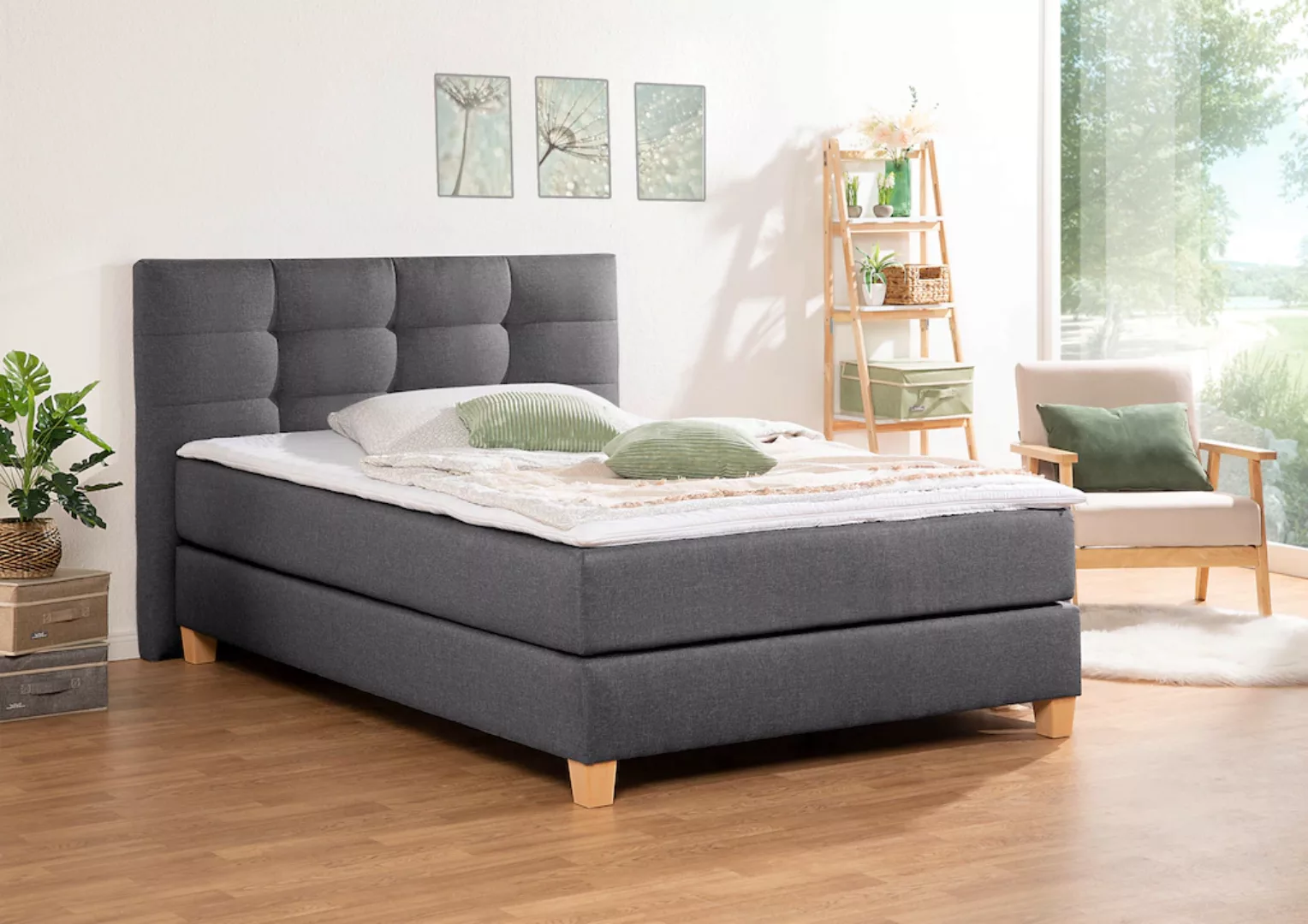 Home affaire Boxspringbett "Moulay" günstig online kaufen