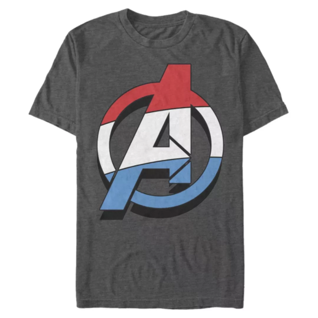 Marvel - Avengers - Logo Patriotic Avenger - Männer T-Shirt günstig online kaufen