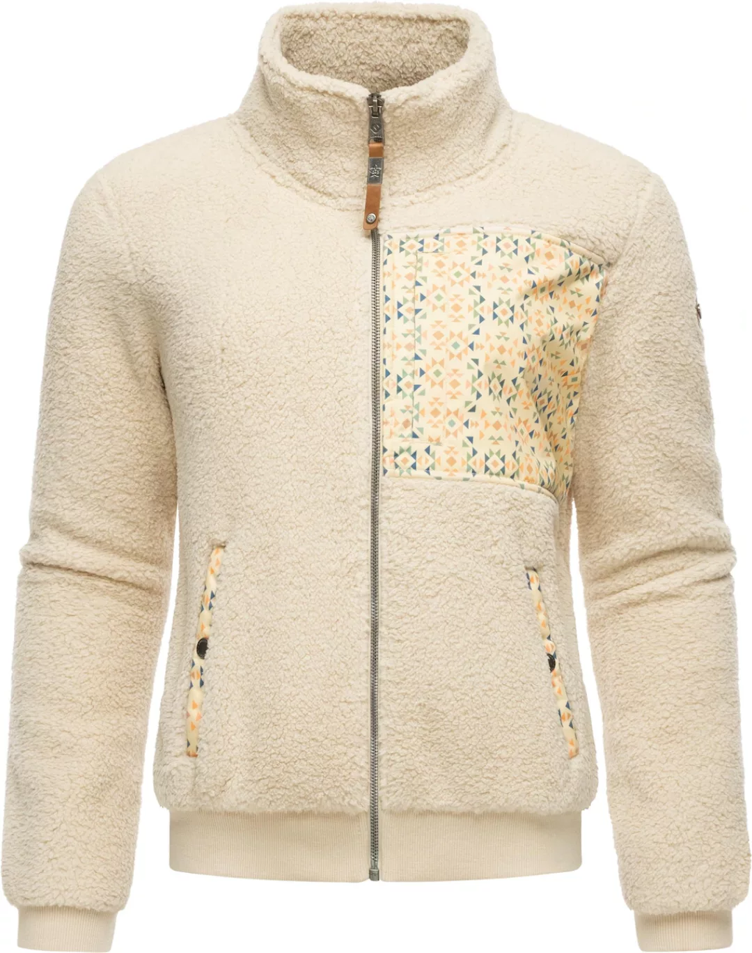 Ragwear Sweatjacke "Imolla", Flauschige Übergangsjacke aus Teddyfleece günstig online kaufen