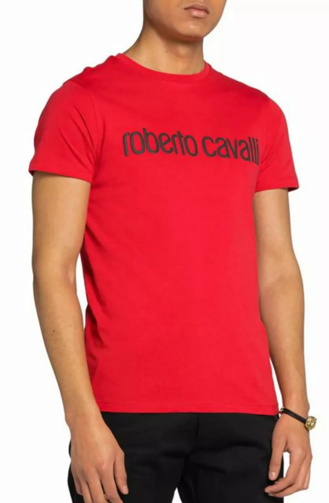 roberto cavalli T-Shirt Signature Logo Slim Fit Shirt Haupt- und exklusivst günstig online kaufen