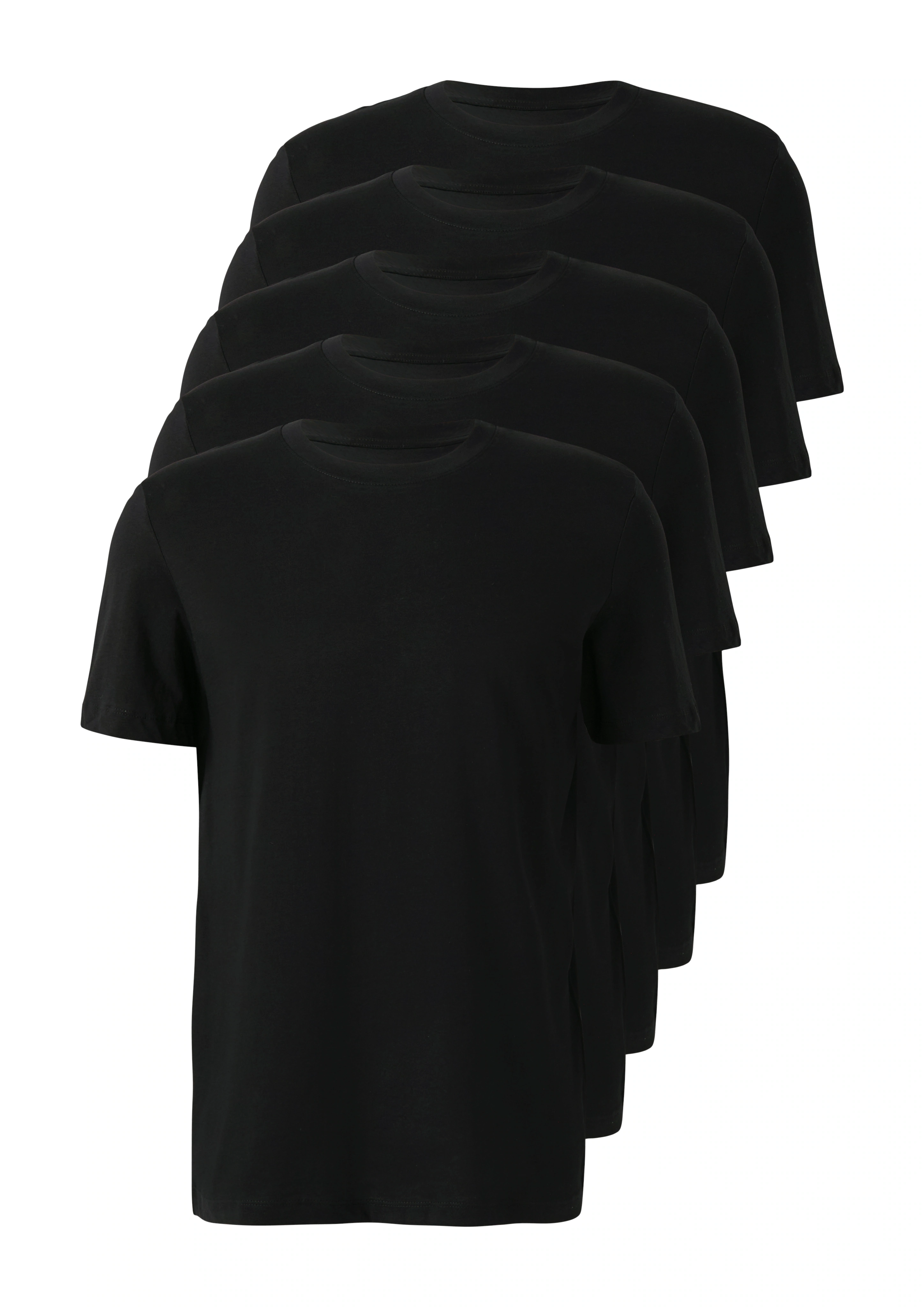s.Oliver T-Shirt, 5er Pack mit Rundhals günstig online kaufen