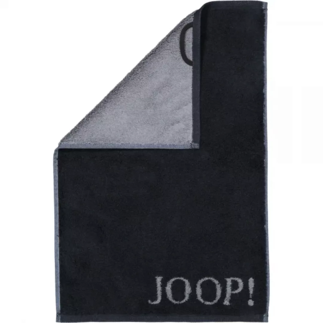 JOOP! Classic - Doubleface 1600 - Farbe: Schwarz - 90 - Gästetuch 30x50 cm günstig online kaufen