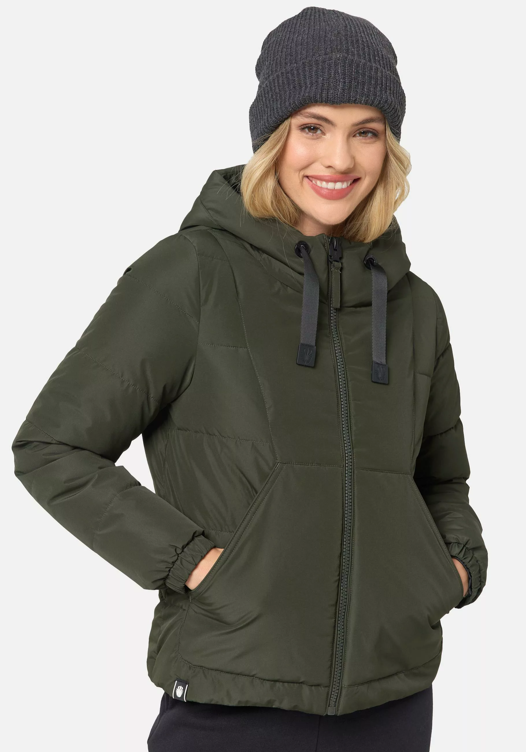 Navahoo Steppjacke "Eisbällchen", mit Kapuze, stylische Damen Winterjacke m günstig online kaufen