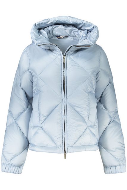 K-Way Outdoorjacke Blaue Damenjacke mit Kapuze – Kontrastdetails & Taschen, günstig online kaufen